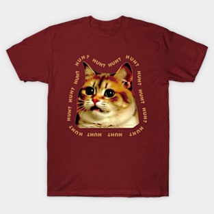 Funny Animals Meme Culture - Huh Cat T-Shirt